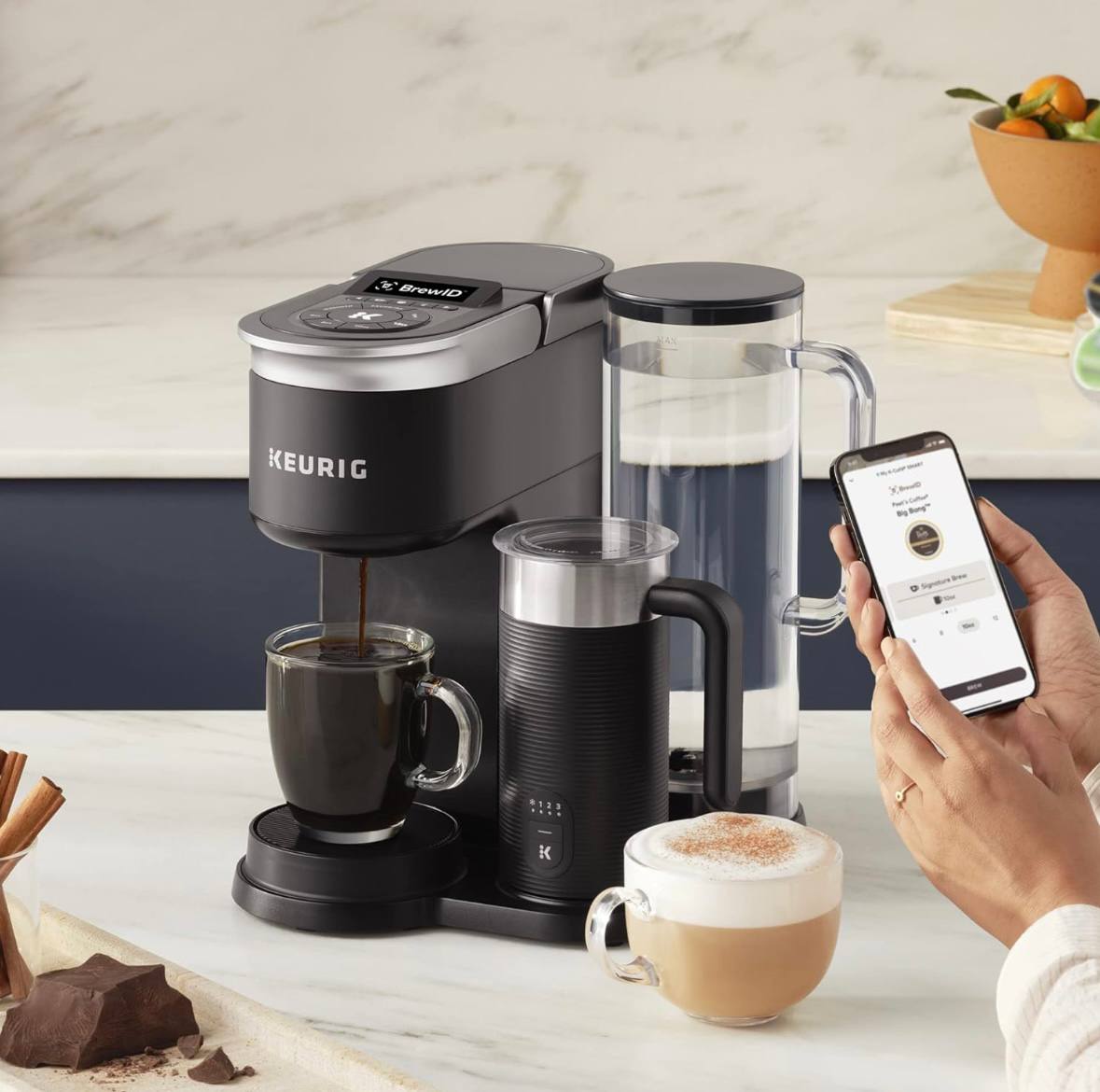 Keurig K-Cafe Smart Single Serve Latte & Cappuccino Maker